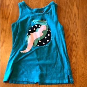 Girls Tank 7/8 Turquoise